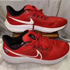 Nike Shoes Mens 10.5 Red Pegasus 39 Running Sneakers Georgia Bulldogs DR1990