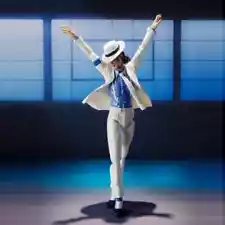 Michael Jackson Action Figure Smooth Criminal Moonwalk Collectable Model Toy Box