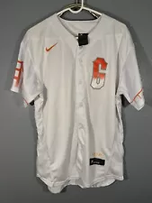 Nike San Francisco Giants Crawford G City Connect Jersey Medium White Swoosh #44