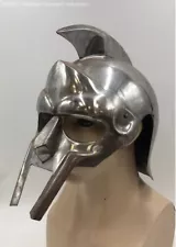 Full-Sized Metal Gladiator-Style Helmet