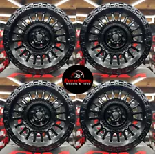 18x9 Black Wheels Rims for Jeep Dodge Wrangler Gladiator Durango Grand Cherokee (For: 2004 Jeep Grand Cherokee)