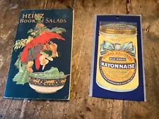 Heinz Book of Salads & Hellmann'n Mayonnaise Advertising Cookbooks