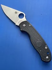 Spyderco Para 3 Lightweight CTS-BD1N Satin Plain Blade (Paramilitary 3) C223PBK