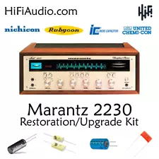 Marantz 2230 receiver rebuild restoration recap kit filter capacitor upgrade