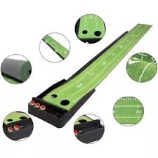 Putting Green with Auto-Ball Return for Indoor Golf Practice Fathers Day Gift