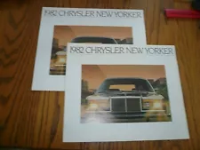 1982 Chrysler New Yorker Sales Brochure - Two for One Price