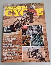 Modern Cycle Magazine February 1973 Vintage Motocross Bultaco Yamaha Mini BMX