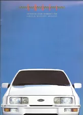 1988 MERKUR XR4TI SCCA TRANS AM CAR SHOWROOM BROCHURE "NOS"