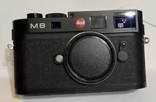 Leica M8 10701 Body Black "Mint Condition" / 8142 Shutter Count - FedEx Tracking