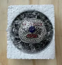 Ring Nascar 400 Auto Club Speedway Race Silver Plated Ring (NIB)