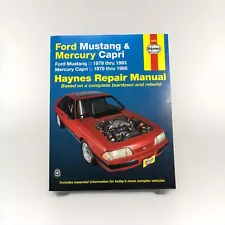 Ford Mustang 1979-1993 Shop Service Repair Manual Wiring Diagrams Engine Guide (For: More than one vehicle)