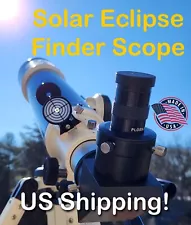 Solar Finder Scope for Telescopes (Black) - Easiest to USE!