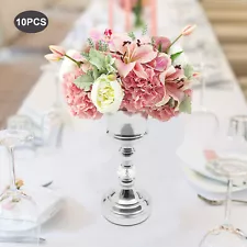 SALE!10Pcs Tall Wedding Centerpieces Flower Vases Table Metal Centerpiece Vases