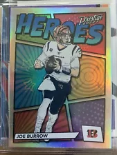 2 Joe Burrow football cards. CINCINNATI QB