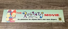 1998 The Rugrats Movie Theater Mylar Poster 2”x12” Elizabeth Daily Kath Soucie