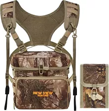 NEW VIEW Bino Packs for Hunting - Binocular Straps Harness Medium, Camo Tree