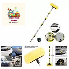 5-12 Foot 20 ft Reach Car Wash Brush with 12-Inch Soft Bristle, On/Off Switch...