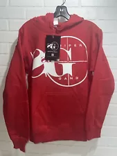 NWT! SG Apparel Sniper Gang Logo Red & White Hoodie Size SMALL