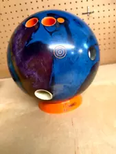 15 POUND USED EBONITE "NV" "- BOWLNG BALL