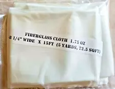 Fiberglass Cloth Fabric 58 1/4" Wide x 15ft (5 Yards, 72.5 sqft)