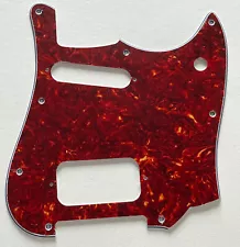 4 Ply Red Tortoise Pickguard Fit Squire Cyclone Style Scratch Plate Guitar