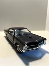 1:18 ERTL 1966 Pontiac GTO; Navy Blue Diecast; Used for Display