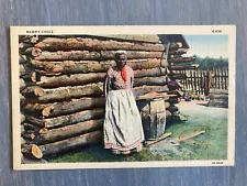 Vintage 1900s Lithograph Postcard Black Americana Mamma Chole