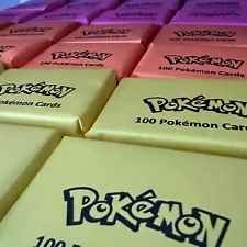 100 Pokemon Cards including 14 holos in every pack! 100% Authentic. BEST on eBay