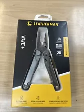 BRAND NEW!! Leatherman Wave Plus 18-in-1 Multi-tool Stainless Steel w/sheath