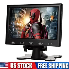 US-7'' Portable Small Monitor HDMI LCD Screen for PC/TV/Security System VGA