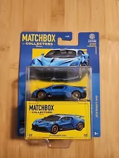 2023 Matchbox Collectors 2018 Bugatti Divo Real Rider Tires Blue