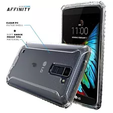 For LG K7 / LG Tribute 5 Case Clear Poetic Affinity Soft Shockproof TPU Cover