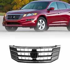 Chrome Front Bumper Upper Mesh Grill Grille For Honda Crosstour 2010-2012 3.5L (For: 2010 Honda Accord Crosstour)