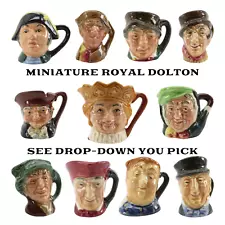 Vintage Royal Doulton TIny Character Toby Jug - YOU PICK! SEE DROP-DOWN