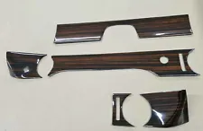 Ebony Wood Dash Trims for Mercedes W114 W115 5 Pcs LHD