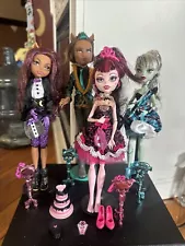 Monster High Sweet 1600 Birthday Full Set, Near Complete! Frankie, Clawd