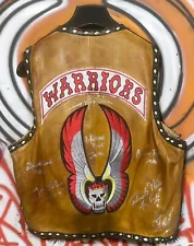 The Warriors Movie Vest signed by 7 members- AUTHENTIC SIGNATURES