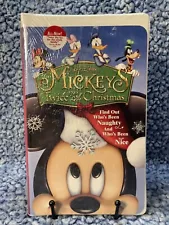 Disney Mickey's Twice Upon A Christmas VHS 2004 NEW SEALED Late Release