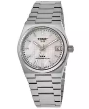 New Tissot PRX Powermatic 80 White Dial Steel Women's Watch T137.207.11.111.00