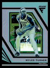 2023 Panini Flux #51 Myles Turner Silver Prizm