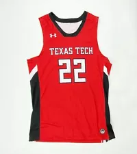 Under Armour Texas Tech Valkyrie Basketball Jersey Men's Large Red UJKJP1M