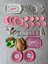 Vintage Barbie Fun Fixin Partial Dishwasher Set AND Partial Glamorous Dining Set