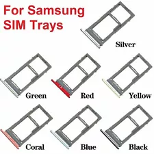 Dual Sim Card Holder Tray for Galaxy S10 S20 S22 S23 Plus Ultra Note 8 9 10 20