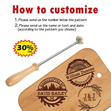 Personalized Metal Branding Iron for Wood Leather and Meat HOT!