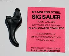 Sig Sauer Black Stainless Short Ergo Trigger SigArms P226/P228/P229/New P220