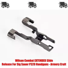 "Wilson Combat EXTENDED Slide Release For Sig Sauer P320 Handguns - Armory Craft