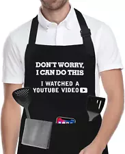 Funny Aprons for Men Customized Funny Gifts for Men, Cooking Grilling BBQ Chef