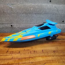 Wonder play Remote control racing boat blue yellow used no remote