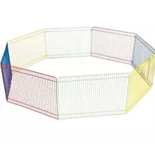 Foldable Small Pet Playpen Exercise Pen Fence Indoor for Guinea Pig Kitten