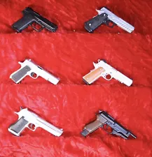 1:2,5 Scale Miniature Gun Lot - Lot #7 - Six Pistols - Loose Without Packaging